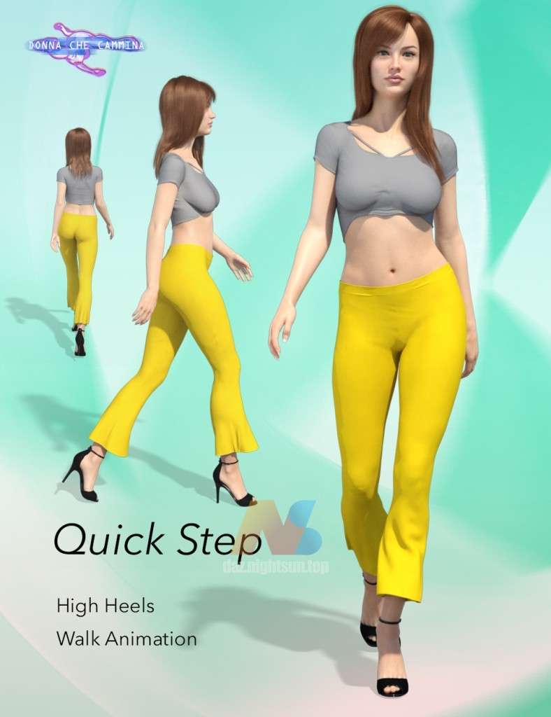 [daz动画] Quick Step Walk Cycle for Genesis 8 Female(s)