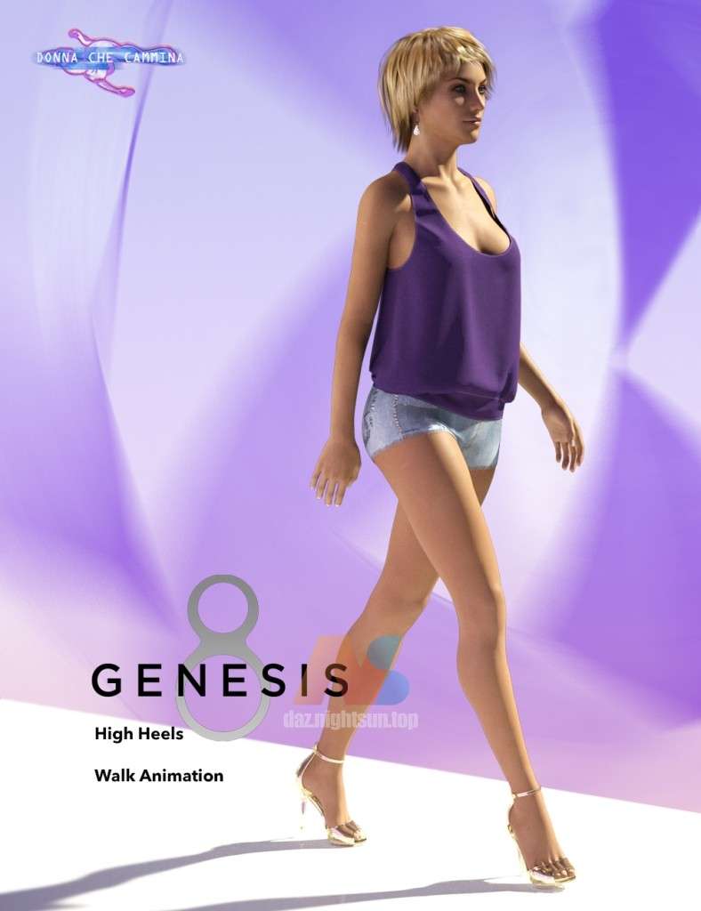 [daz动画] Walk Cycle for Genesis 8 Female(s)