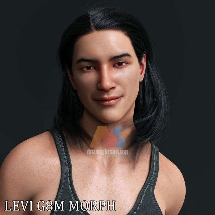 [daz角色] Levi Character Morph for Genesis 8 Males