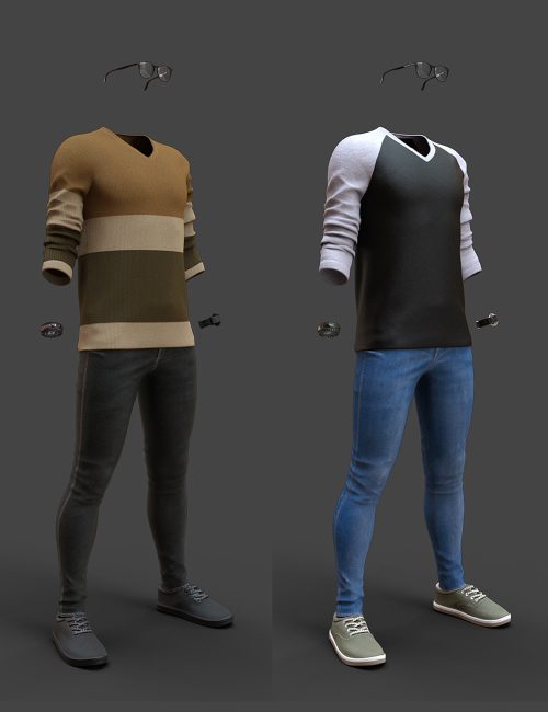 图片[4]-[daz服装] Metropolitan Fashion for Genesis 8.1 Males-DAZ爱好者