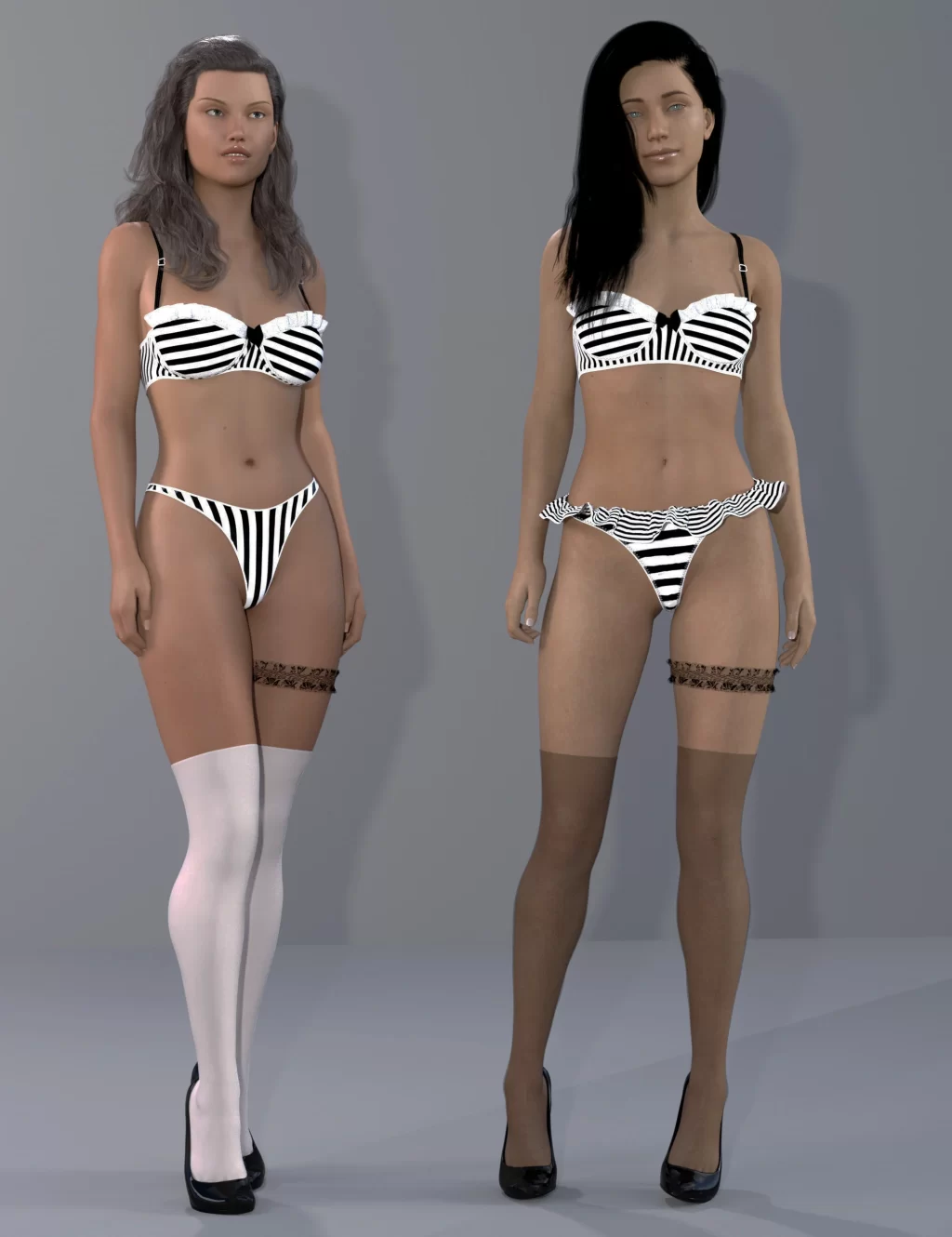 [daz服装] Frillset for Genesis 8 and 8.1 Females