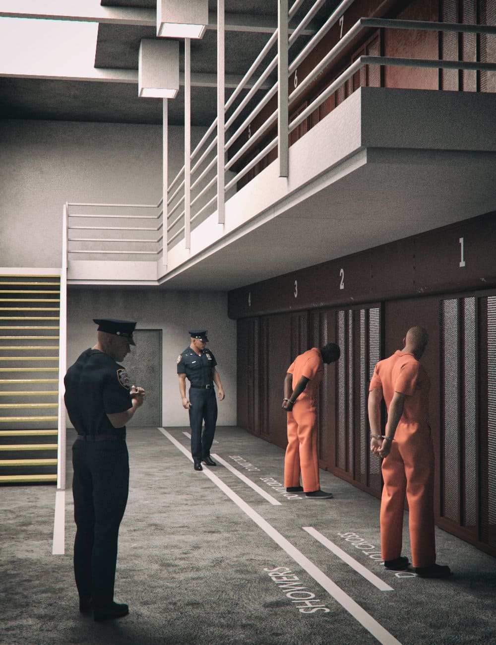 [daz场景] High Security Prison-DAZ爱好者