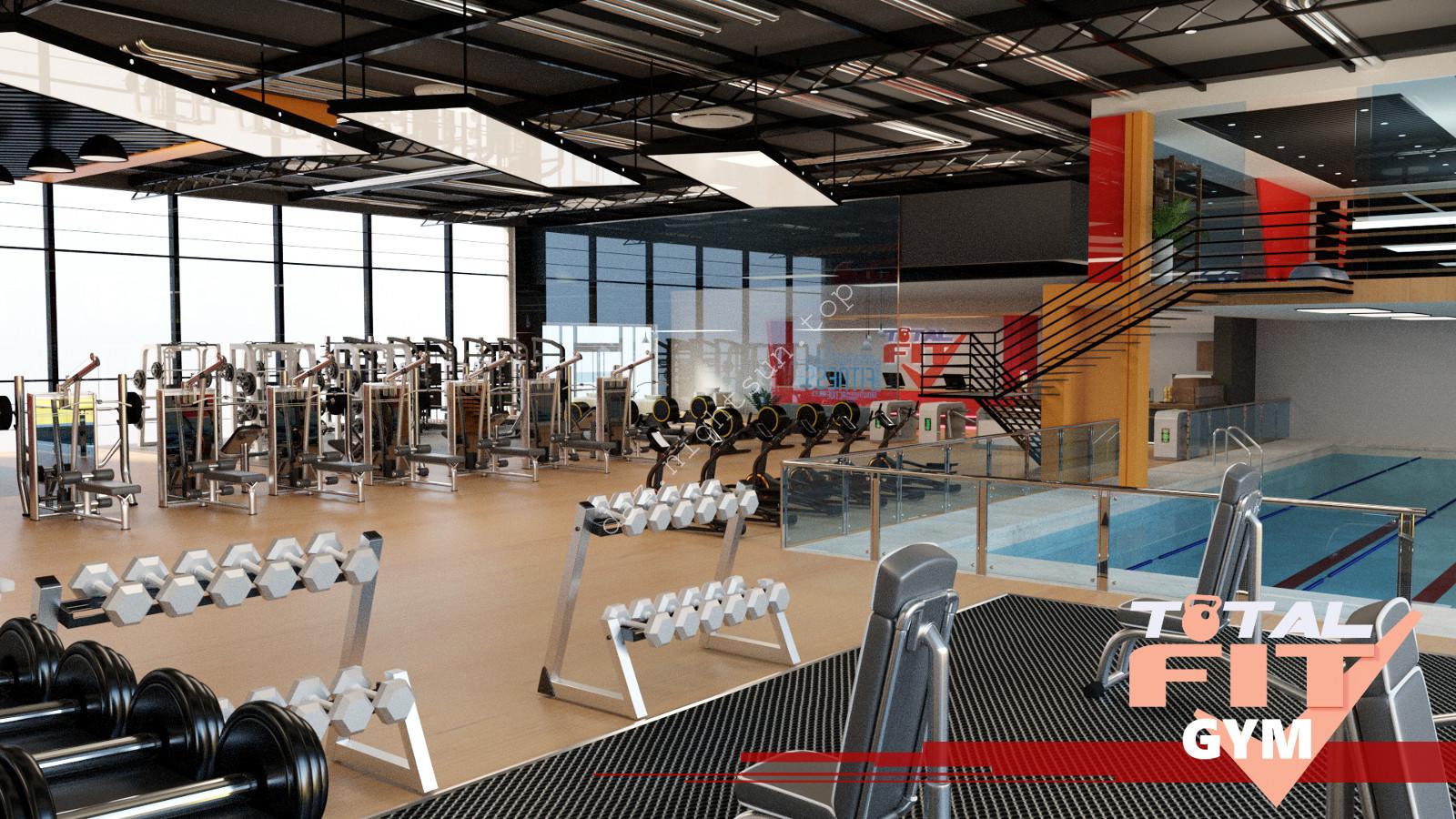 [daz场景] Total Fit Gym-DAZ爱好者
