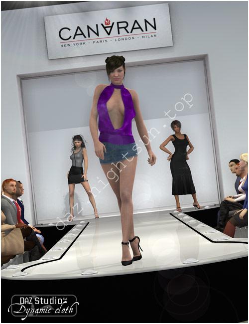 [daz场景] Fashion Catwalk-DAZ爱好者