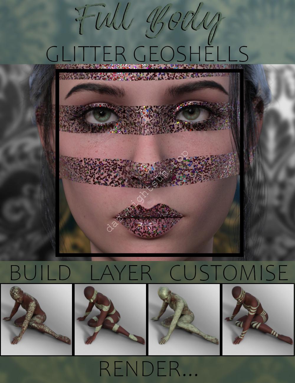 [daz材质] Full-Body Glitter Geoshells for Genesis 9