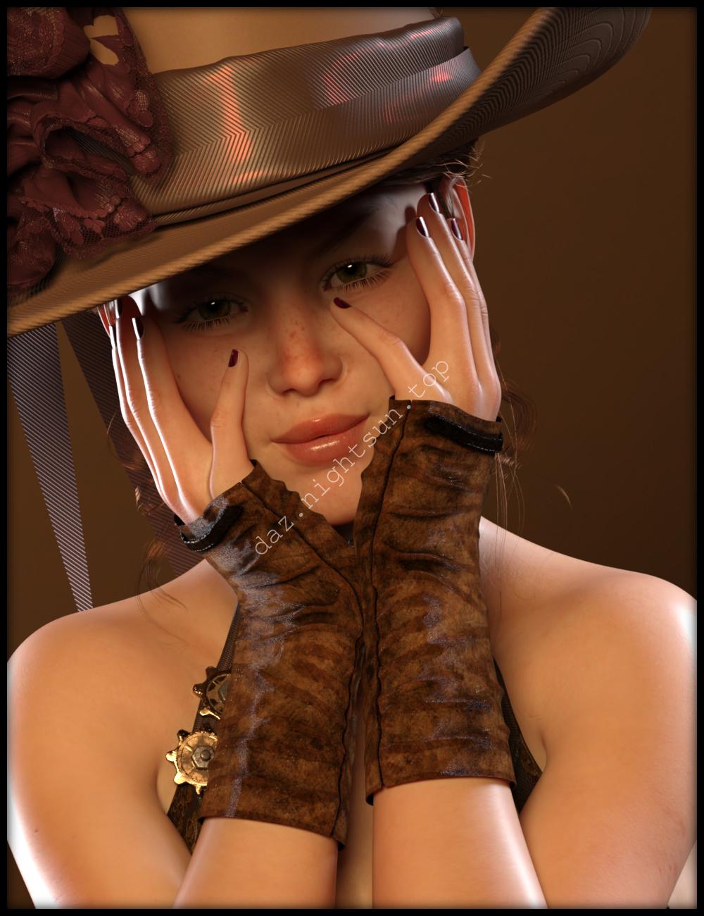 [daz服装] ND Steamy Gloves for Genesis 8 and 8.1-DAZ爱好者