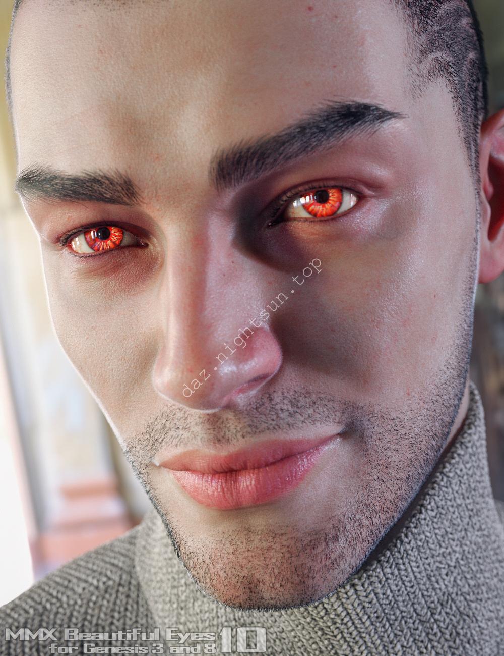 图片[2]-[daz材质] MMX Beautiful Eyes 10 for Genesis 3, 8, and 8.1-DAZ爱好者