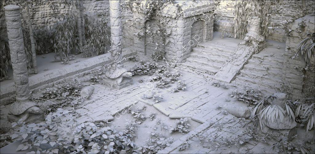 图片[2]-[daz场景] Abandoned Temple-DAZ爱好者