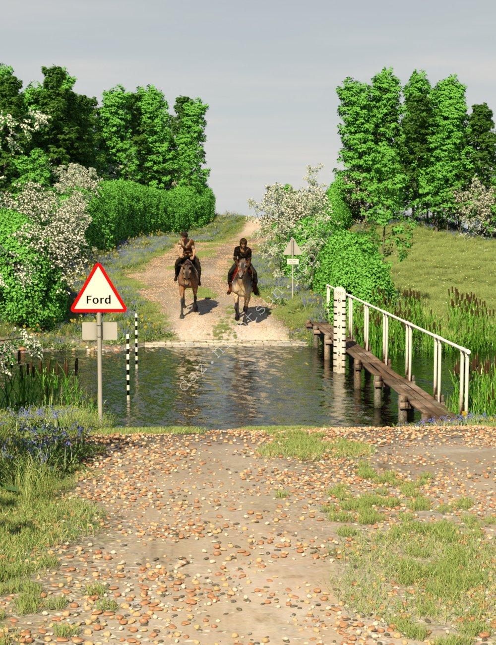 [daz场景] Country Ford for Daz Studio and Carrara-DAZ爱好者