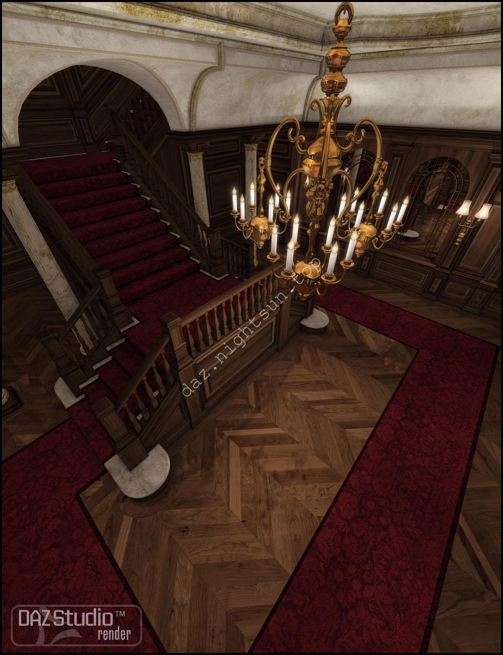 [daz场景] Anderson Hall Vestibule-DAZ爱好者