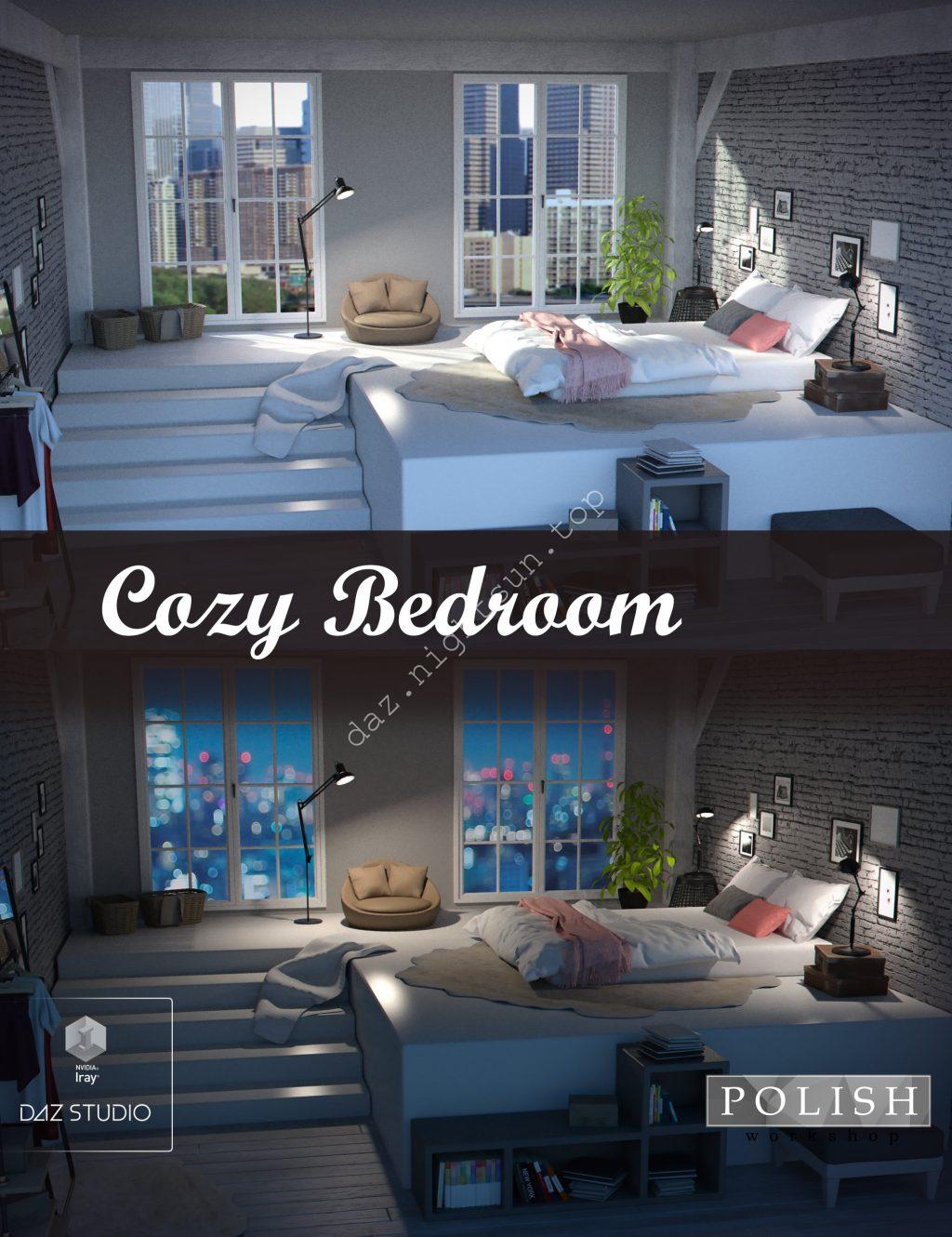 [daz场景] Cozy Bedroom