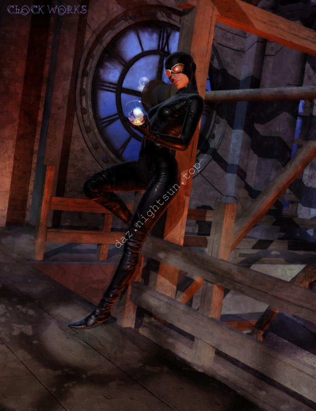 [daz场景] Clock Works