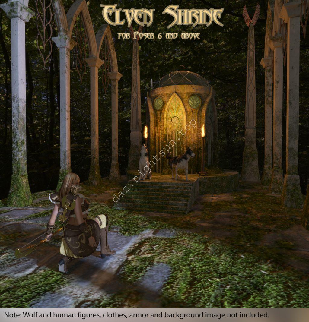 [daz场景] AJ Elven Shrine