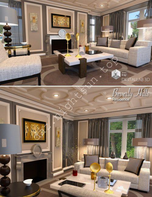 [daz场景] 比佛利山庄-DAZ爱好者