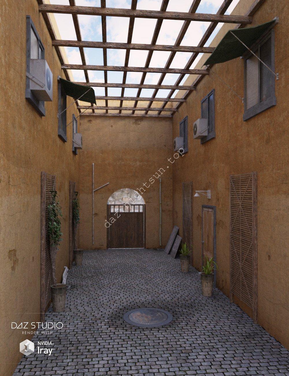 [daz场景] 小巷-DAZ爱好者