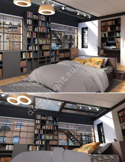 [daz场景] 布鲁克林的公寓-DAZ爱好者