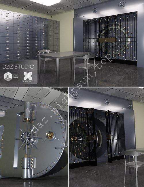 [daz场景] 银行保险库-DAZ爱好者