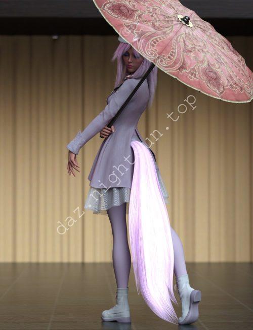 [daz姿势] 狐女偶像的分层姿势-DAZ爱好者