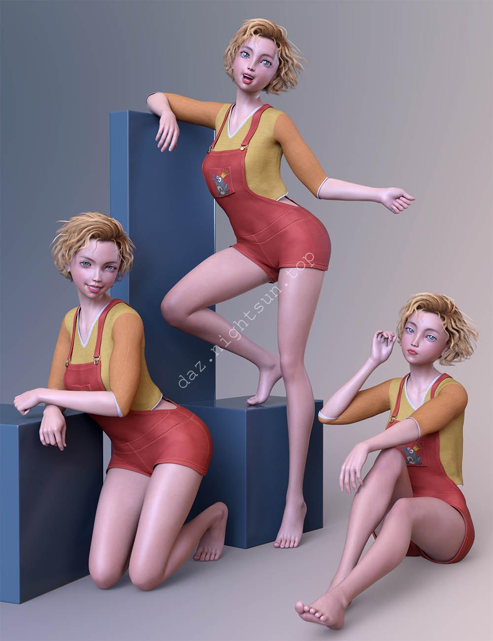 [daz姿势] CDI 姿势和表情-DAZ爱好者