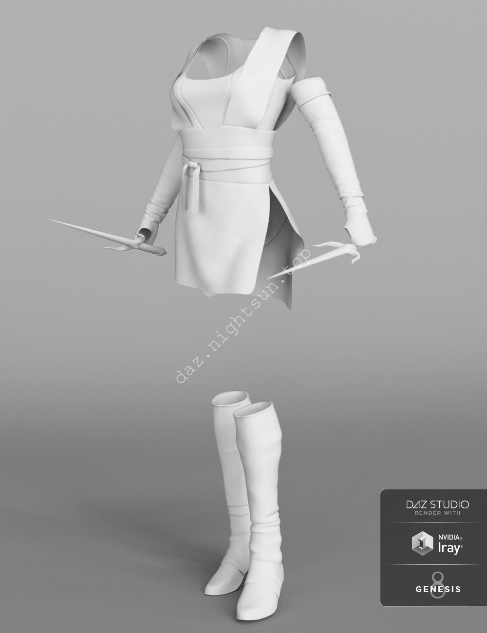 图片[2]-[daz服装] dForce 动漫忍者服装-DAZ爱好者