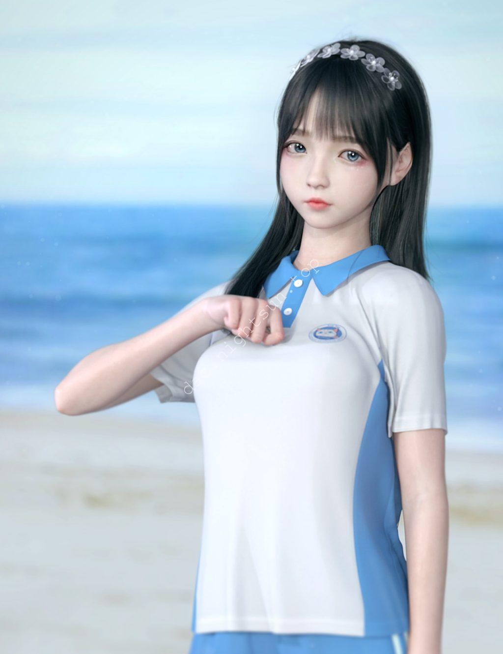 [daz服装] dForce SU 夏季校服