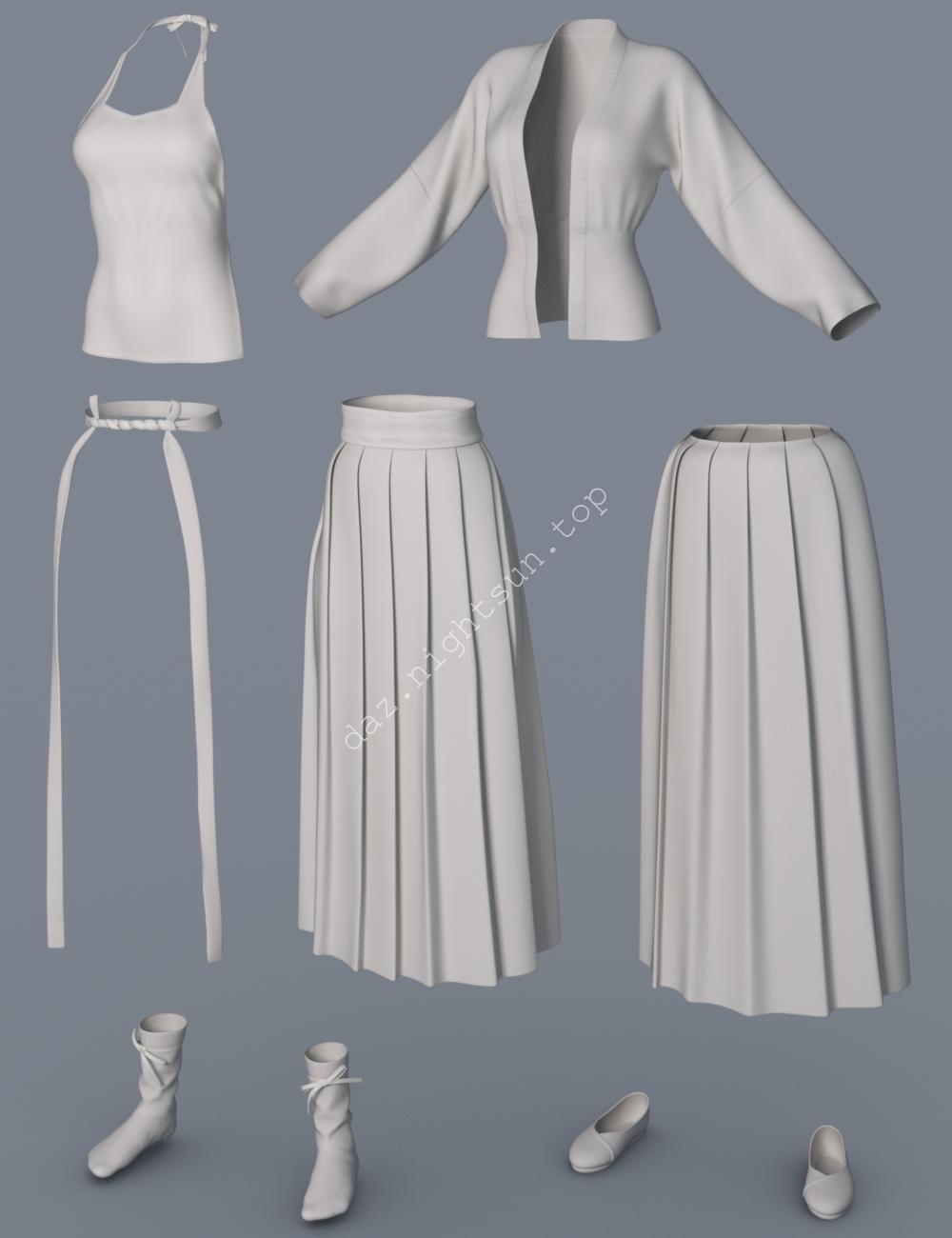 图片[2]-[daz服装] dForce 宋代女性套装-DAZ爱好者