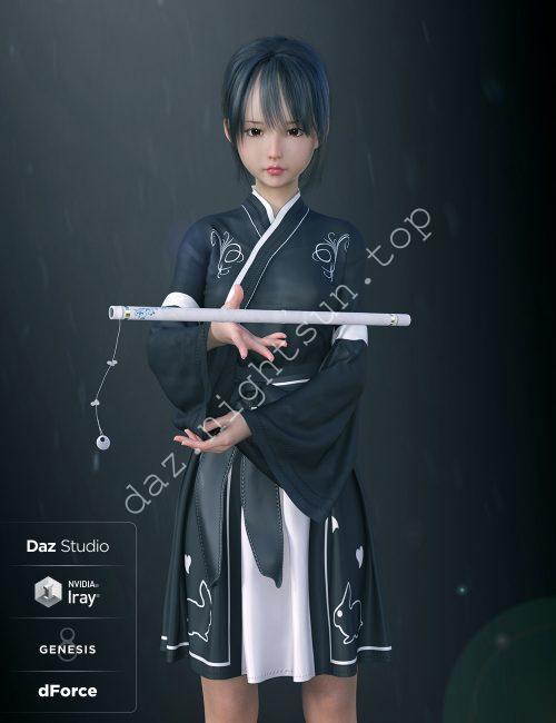 [daz服装] dForce 现代和服-DAZ爱好者