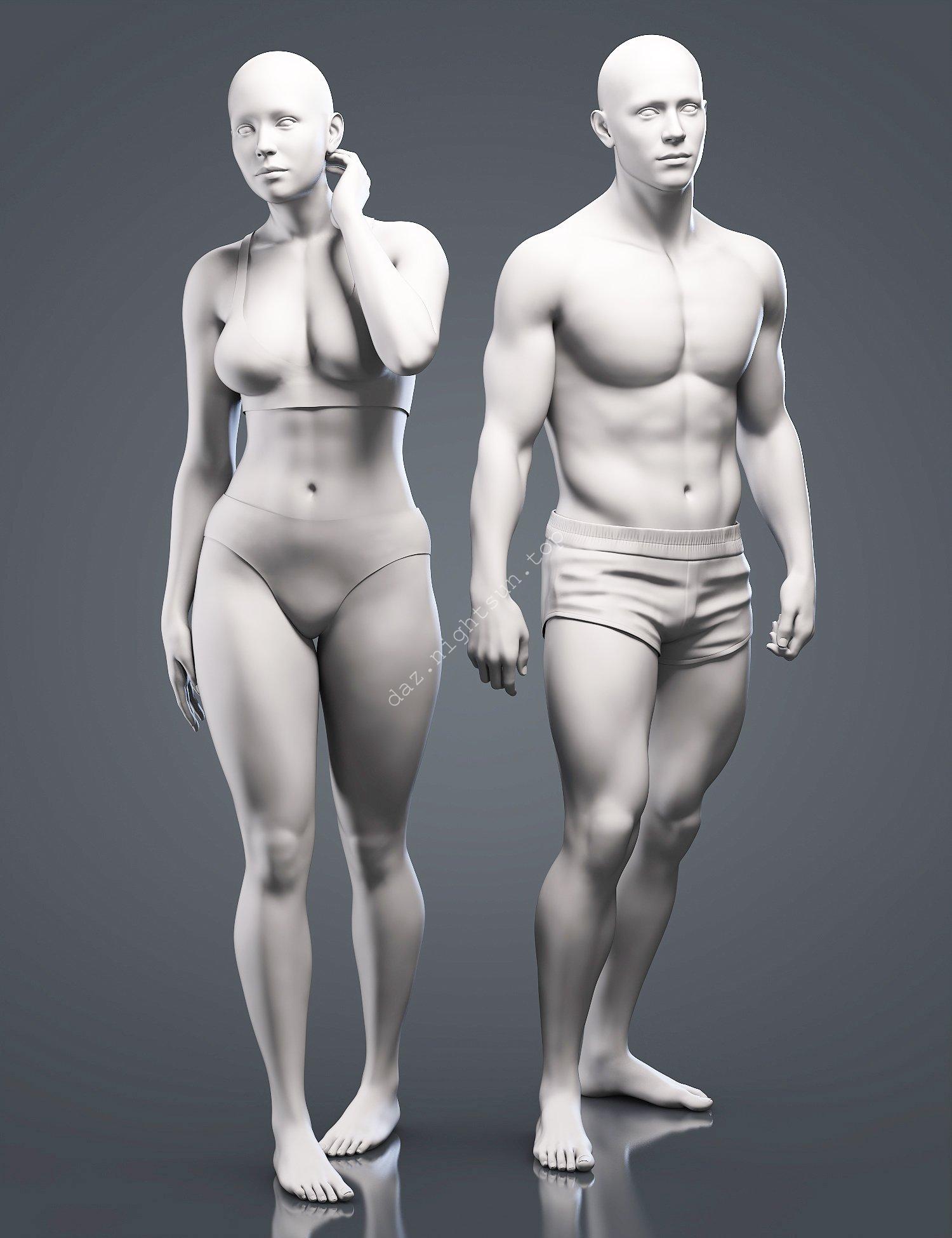 [daz插件] Genesis 9 Body Shapes-DAZ爱好者