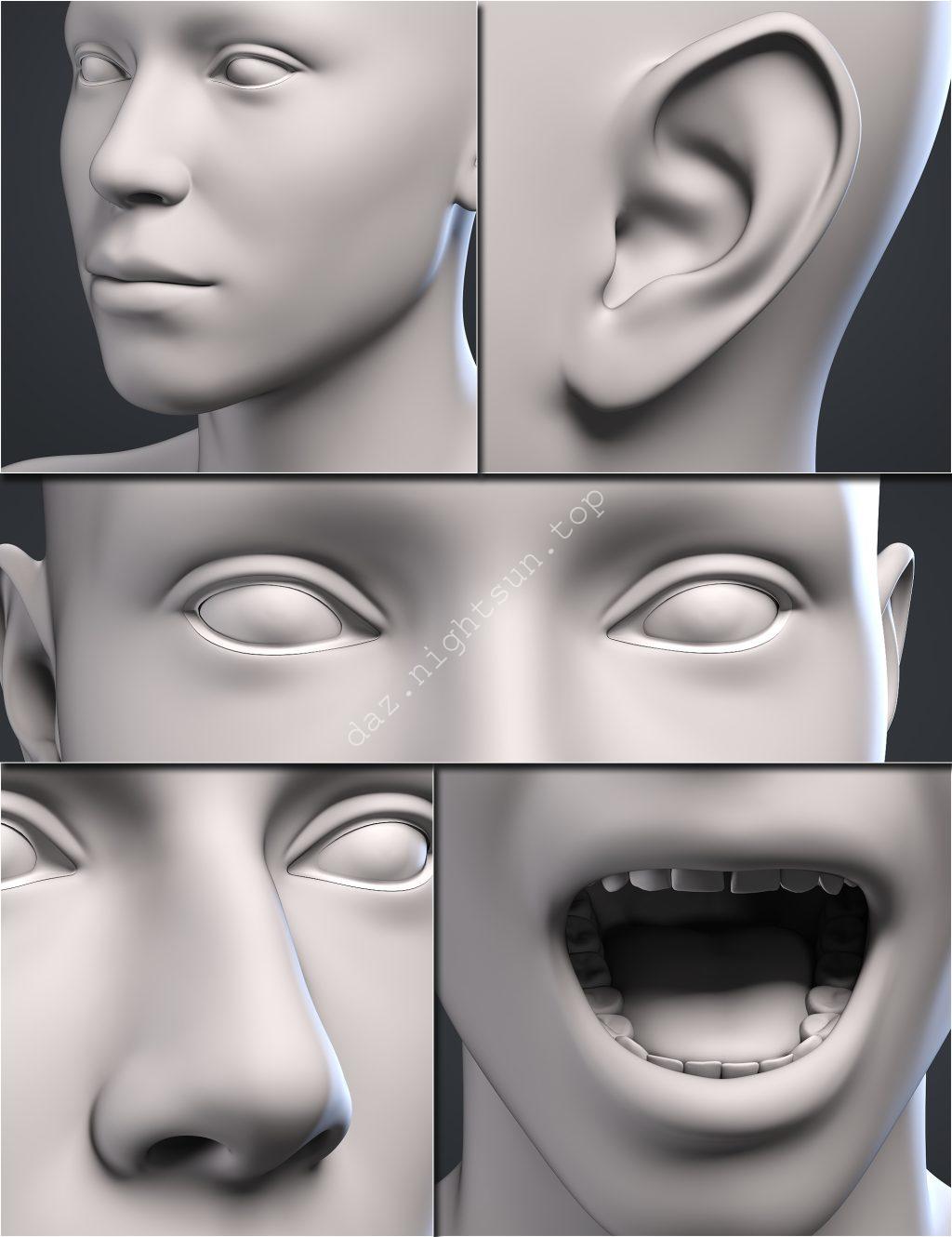 [daz插件] Genesis 9 Head Shapes