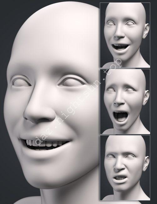 [daz表情] Genesis 9 Expressions-DAZ爱好者
