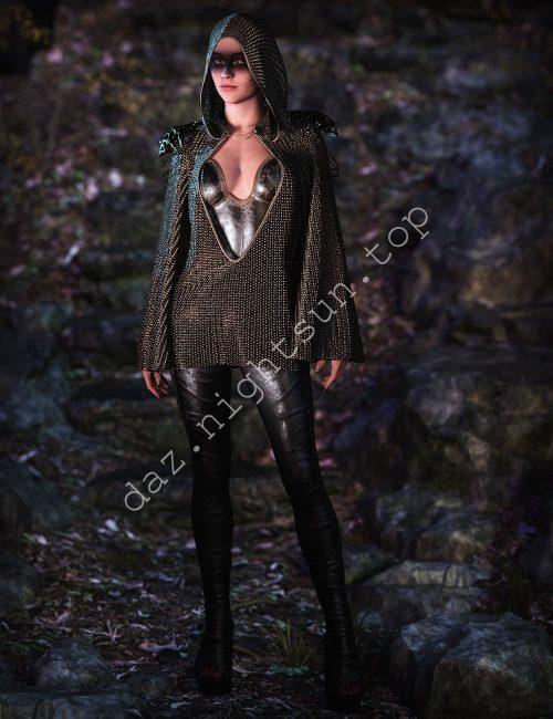 [daz服装] dForce CB Arc Clothing Set for Genesis 9-DAZ爱好者