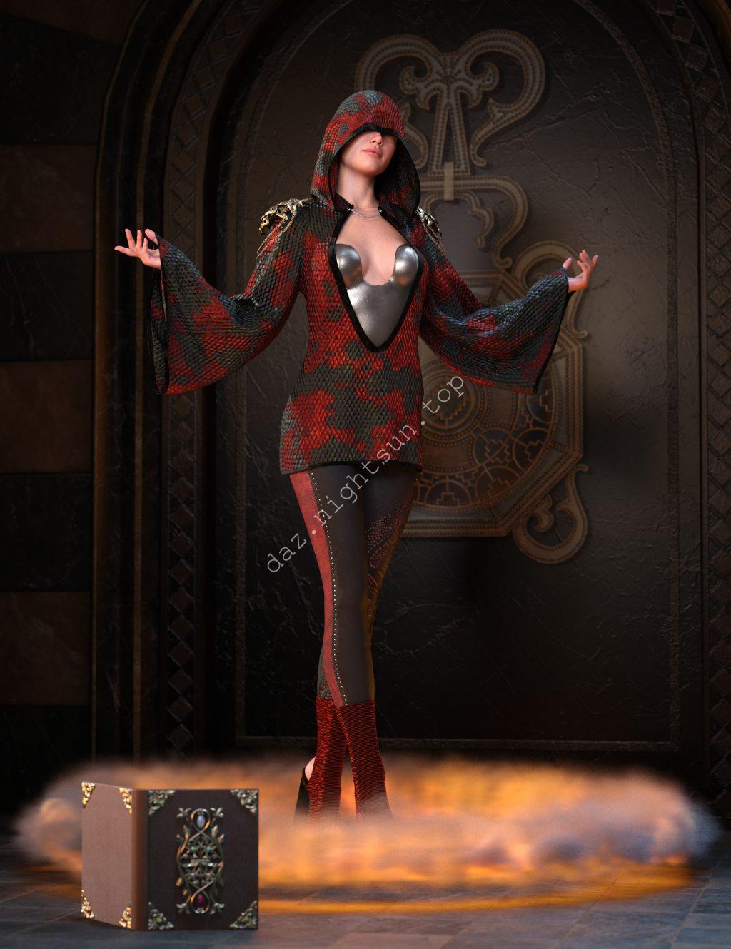 [daz材质] Surci for CB Arc Outfit for Genesis 9