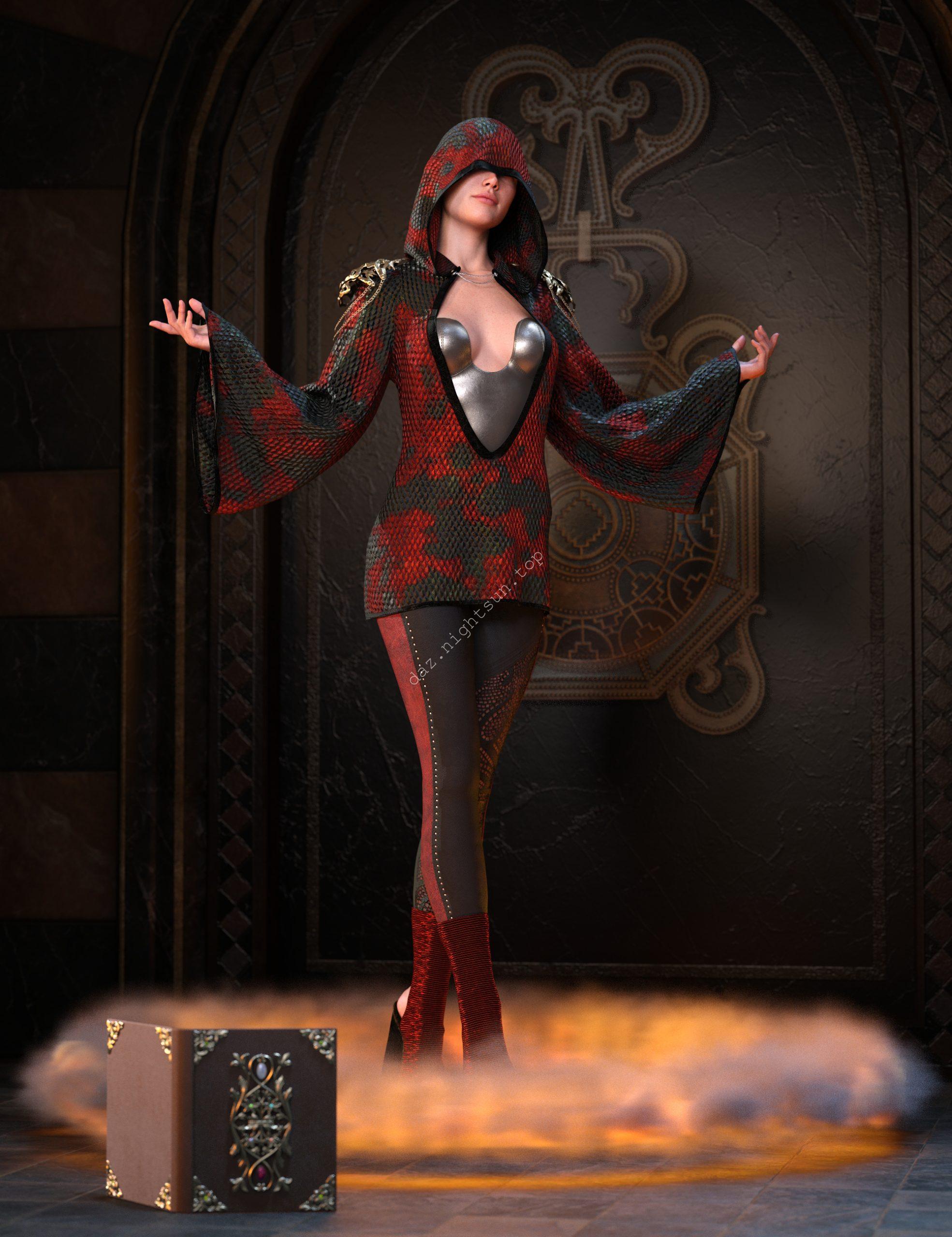 [daz材质] Surci for CB Arc Outfit for Genesis 9-DAZ爱好者