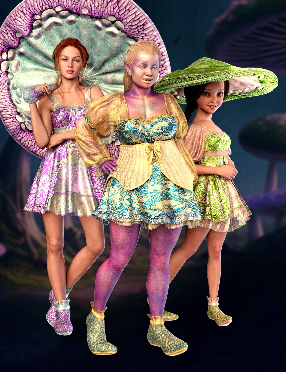 [daz服装] dForce ND Liloo Clothing for Genesis 9-DAZ爱好者