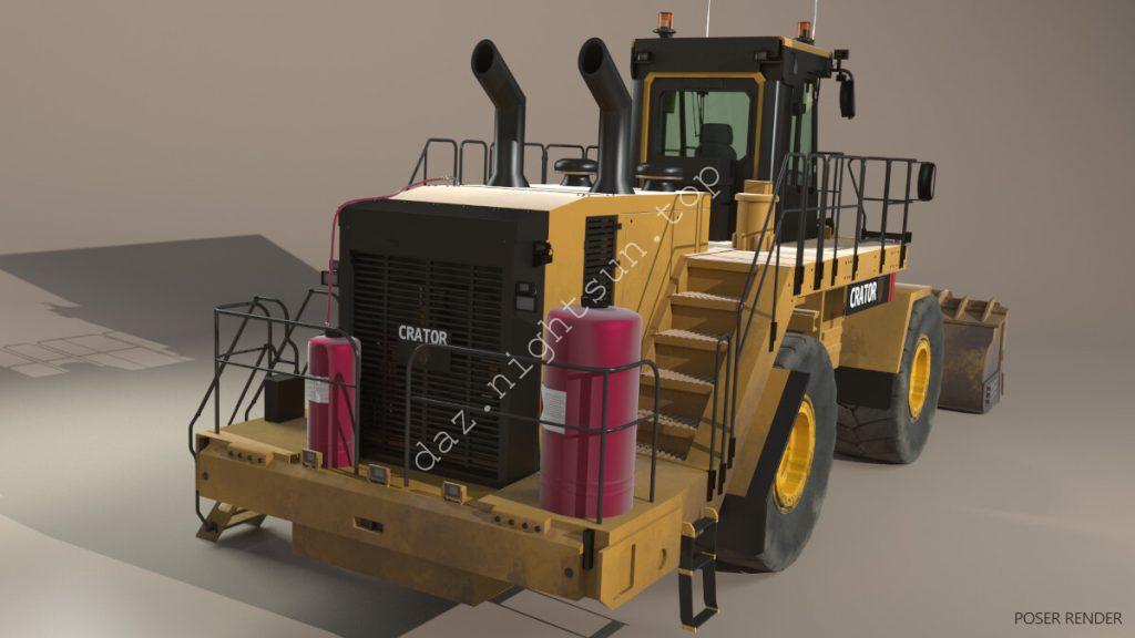[daz 载具] 装载机 - Loader