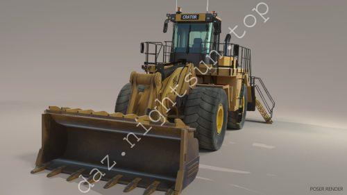 [daz 载具] 装载机 – Loader-DAZ爱好者