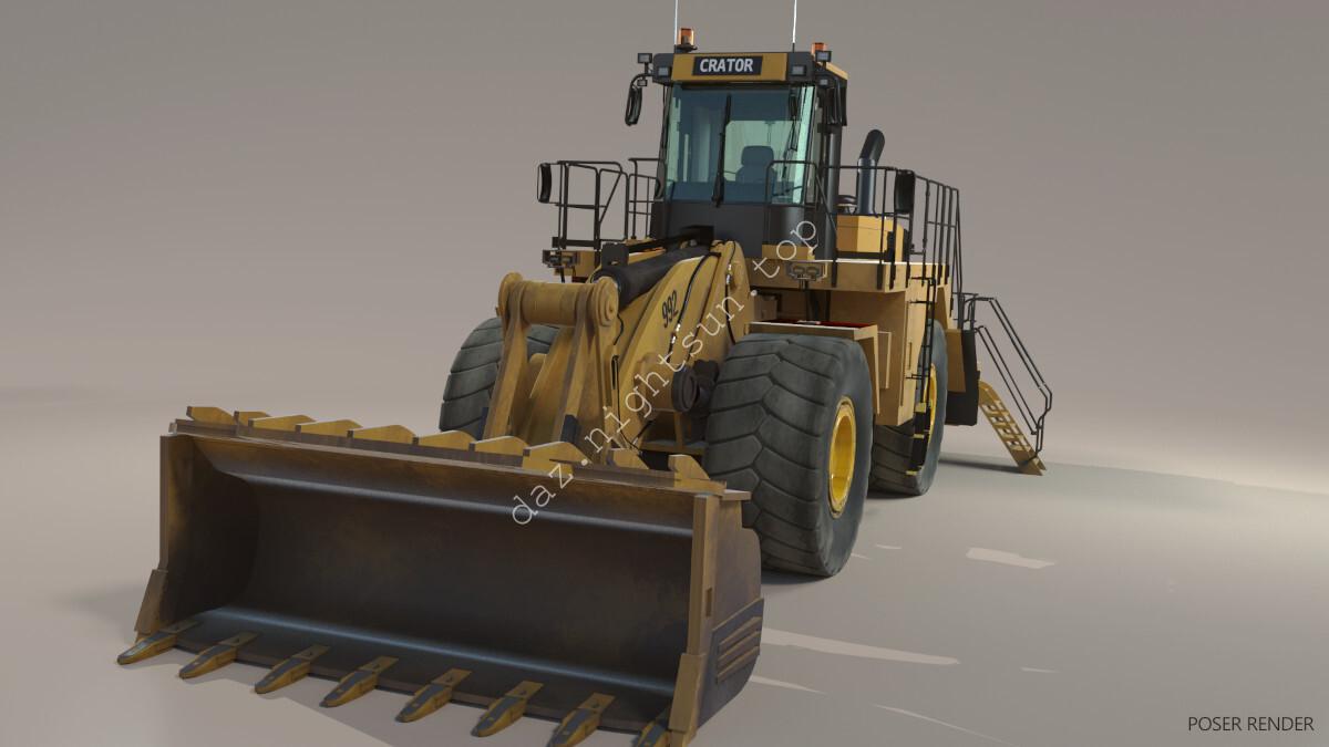 [daz 载具] 装载机 – Loader-DAZ爱好者