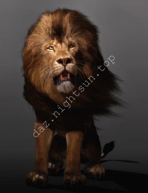 [daz生物] 为《猫科-狮子》增加dForce支持-DAZ爱好者