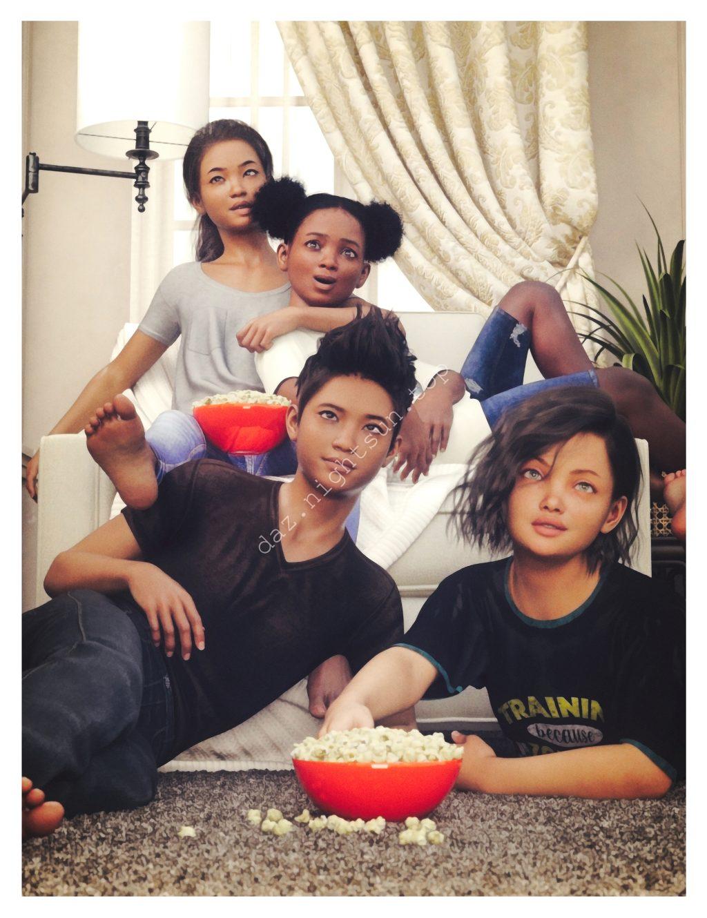 [daz合集] ES3D 青少年高清捆绑包 for Genesis 9
