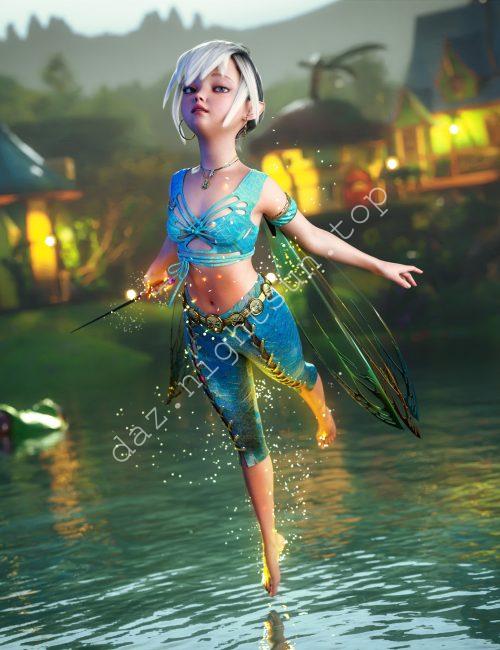 [daz合集] 皮克西 9 仙女套装-DAZ爱好者