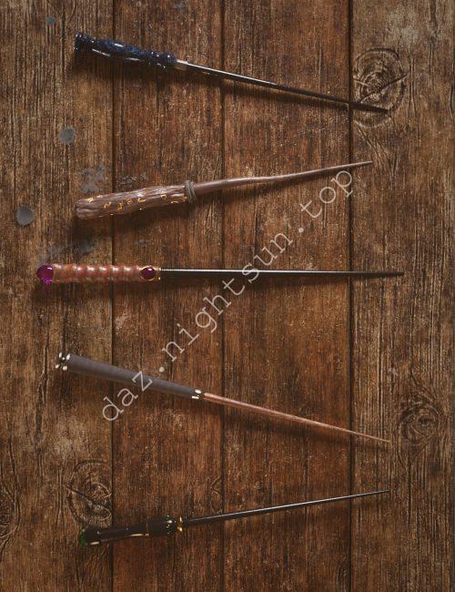 [daz道具] 巫师的魔杖 for Genesis 9-DAZ爱好者