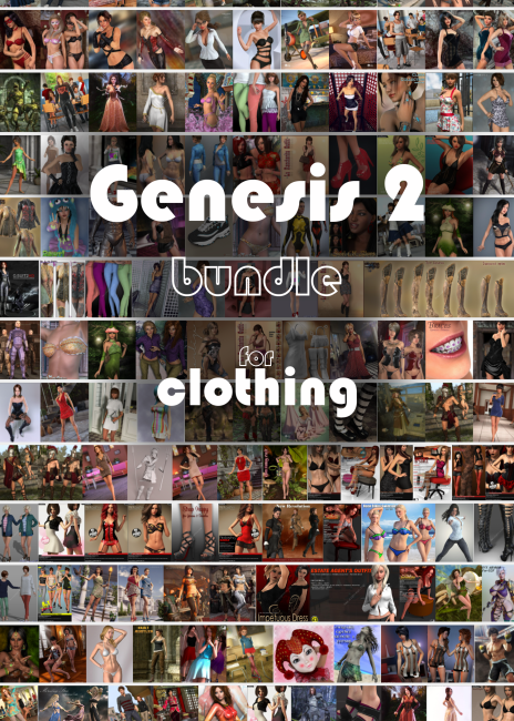 [daz服装] Genesis 2 服装合集 [精选各类Genesis 2体型服装201套]-DAZ爱好者