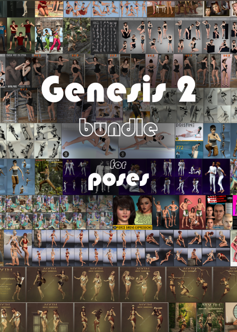 [daz姿势] Genesis 2 角色姿势动画合集 [47套资源合集]-DAZ爱好者