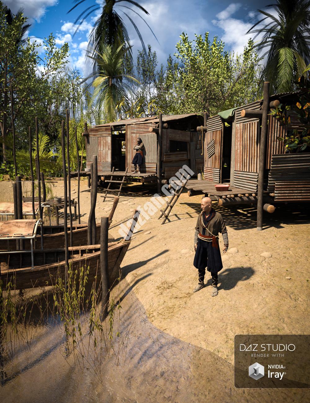 [daz合集] 亚洲河-DAZ爱好者