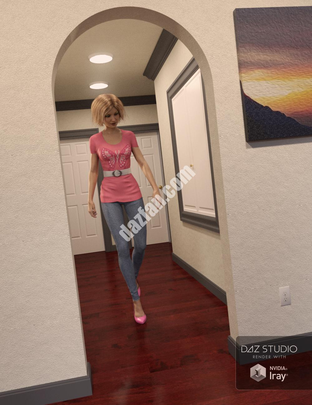 [daz场景] 集体3d肖像插图当代5-DAZ爱好者