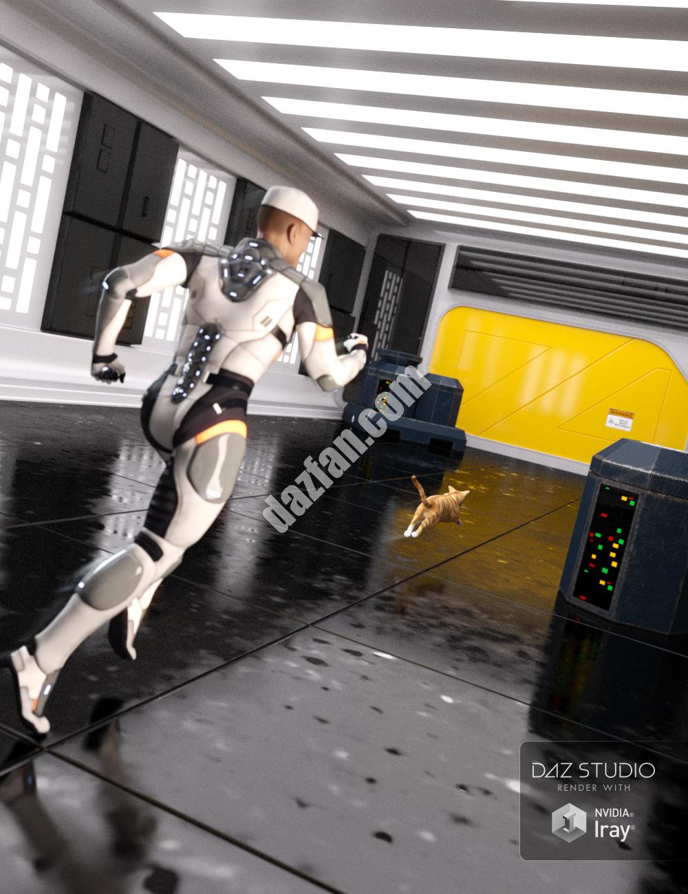 [daz场景] 集体3d肖像小插图科幻3-DAZ爱好者