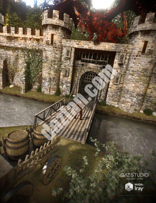 [daz场景] i13吊桥-DAZ爱好者