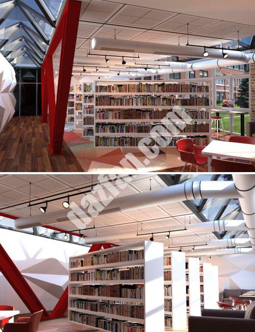 [daz场景] 学校图书馆-DAZ爱好者