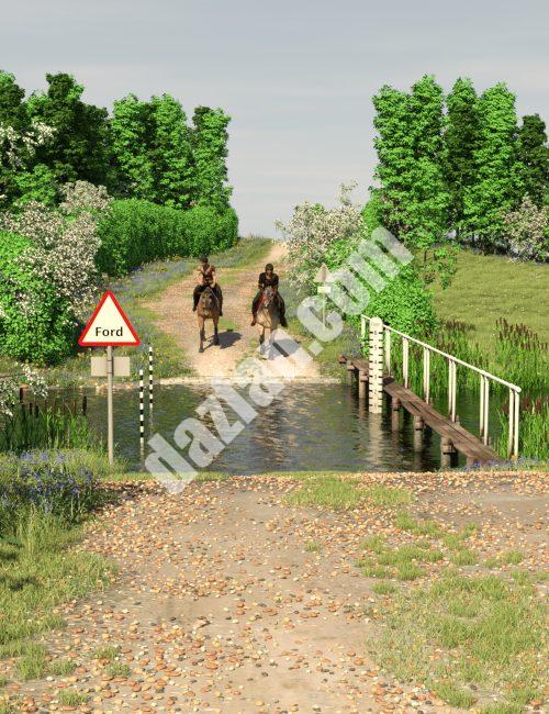 [daz场景] 乡村福特为Daz工作室和Carrara-DAZ爱好者