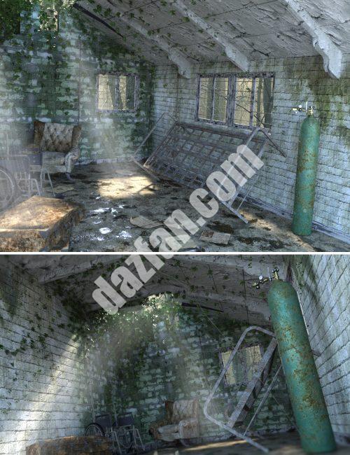 [daz场景] 被遗忘的疗养院-DAZ爱好者